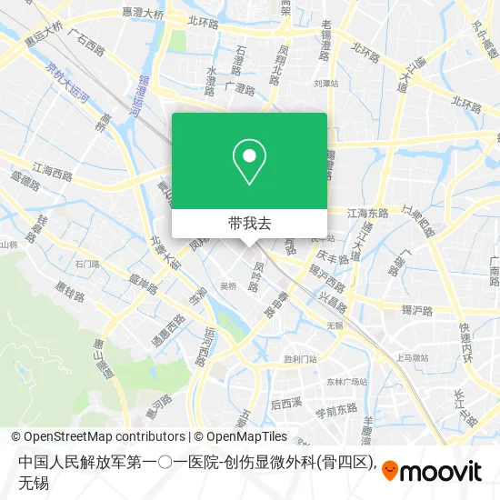 中国人民解放军第一〇一医院-创伤显微外科(骨四区)地图