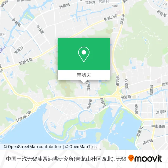 中国一汽无锡油泵油嘴研究所(青龙山社区西北)地图