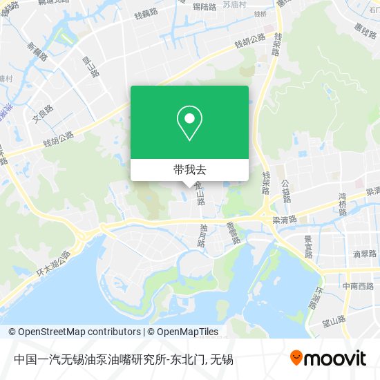 中国一汽无锡油泵油嘴研究所-东北门地图