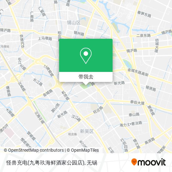 怪兽充电(九粤玖海鲜酒家公园店)地图