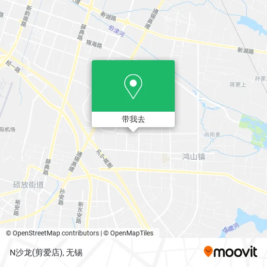 N沙龙(剪爱店)地图