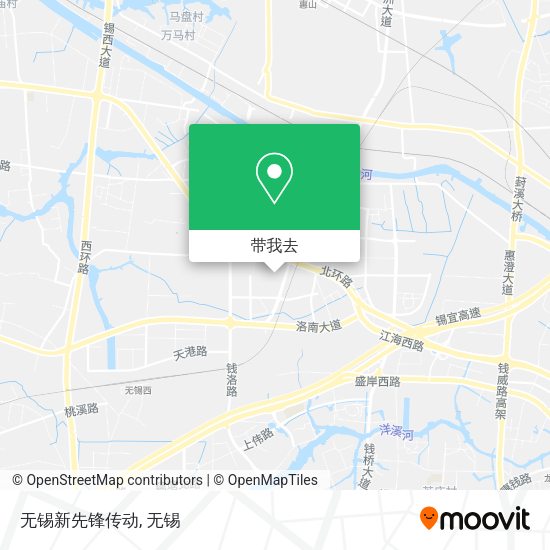 无锡新先锋传动地图