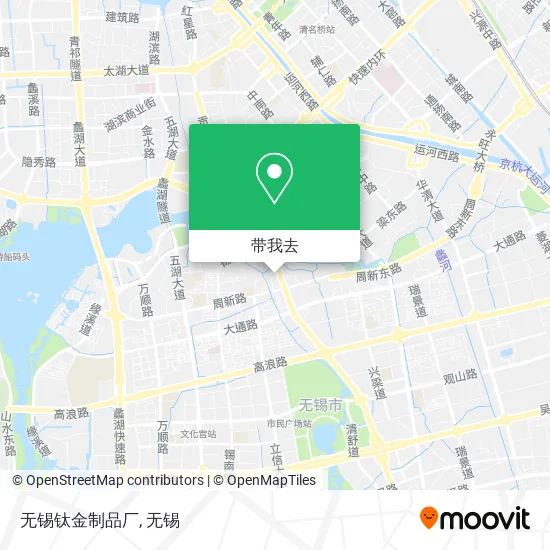 无锡钛金制品厂地图