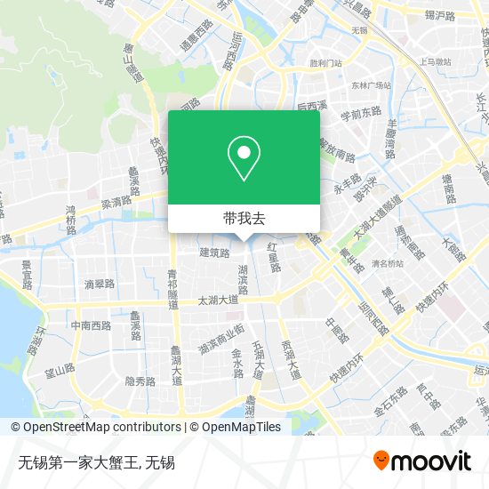 无锡第一家大蟹王地图