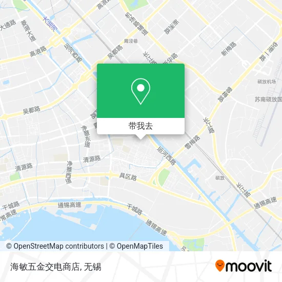 海敏五金交电商店地图