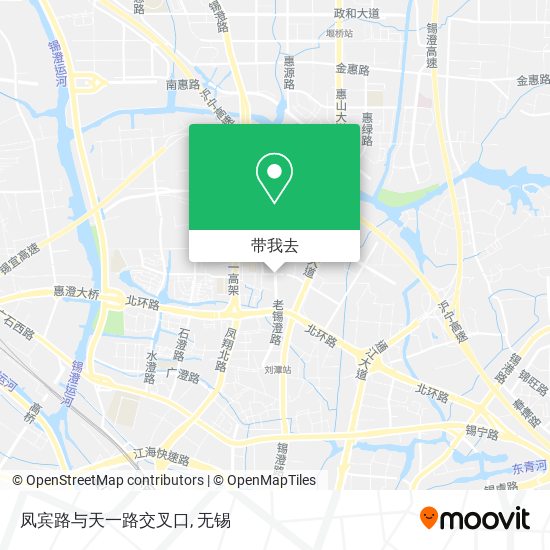 凤宾路与天一路交叉口地图
