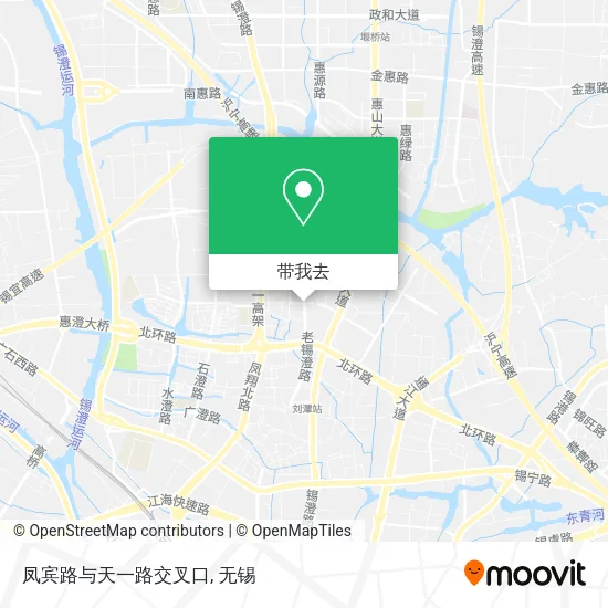凤宾路与天一路交叉口地图
