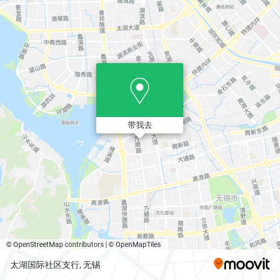 太湖国际社区支行地图