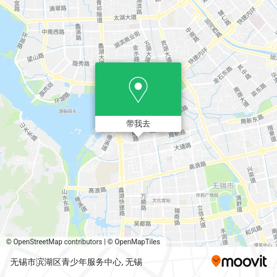 无锡市滨湖区青少年服务中心地图