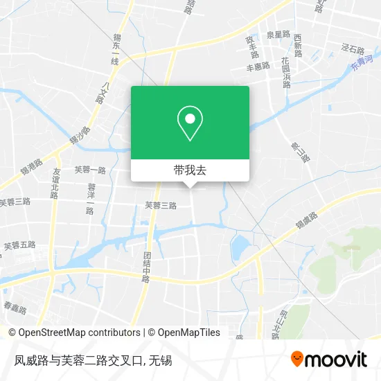凤威路与芙蓉二路交叉口地图