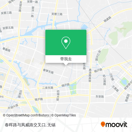 春晖路与凤威路交叉口地图