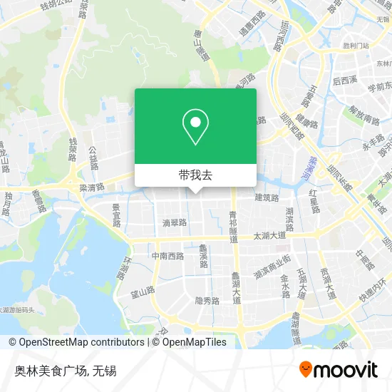 奥林美食广场地图