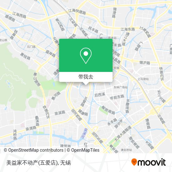 美益家不动产(五爱店)地图