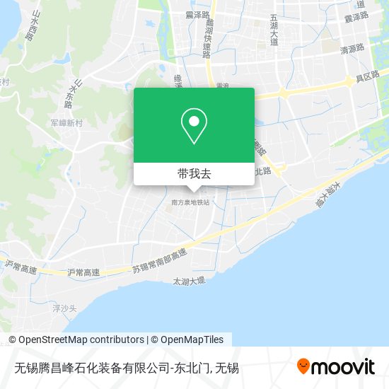 无锡腾昌峰石化装备有限公司-东北门地图