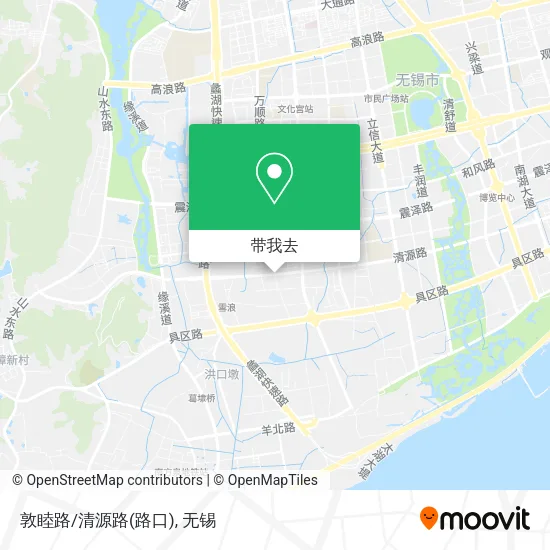 敦睦路/清源路(路口)地图