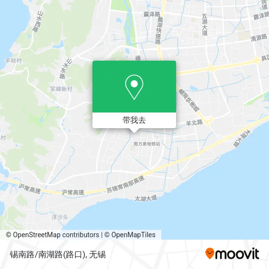 锡南路/南湖路(路口)地图