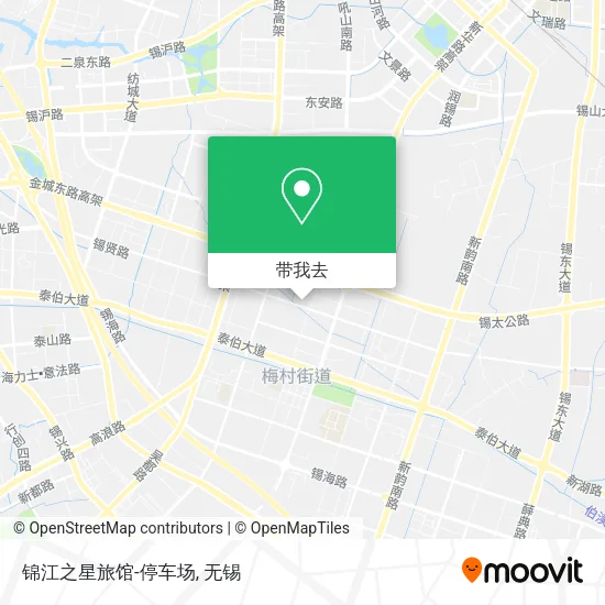 锦江之星旅馆-停车场地图