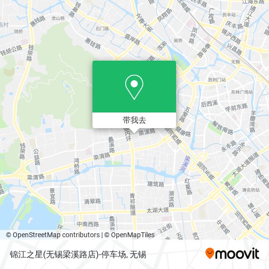 锦江之星(无锡梁溪路店)-停车场地图