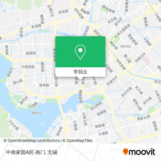 中南家园A区-南门地图