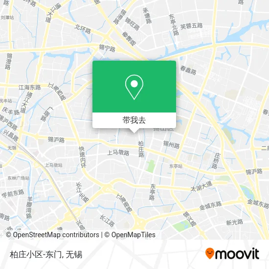 柏庄小区-东门地图
