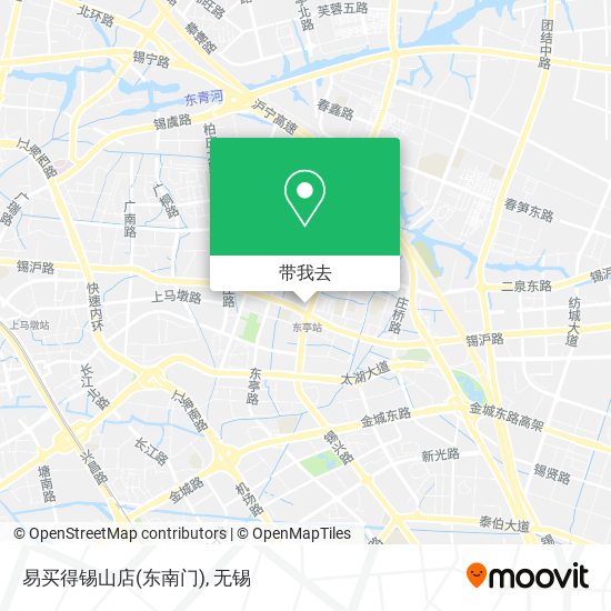 易买得锡山店(东南门)地图