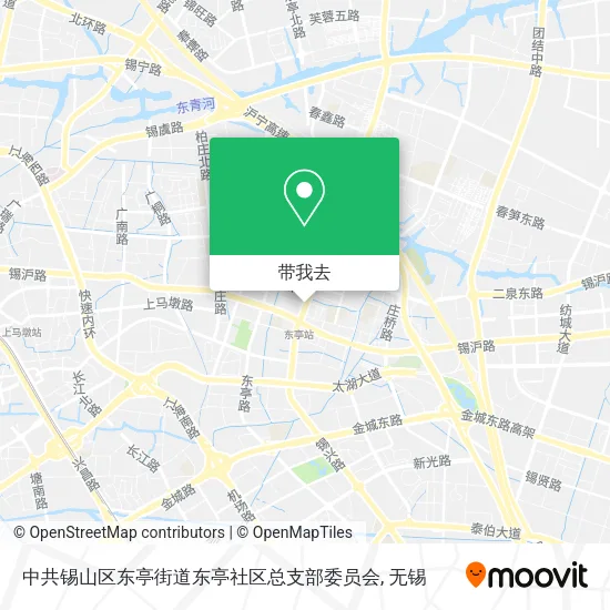 中共锡山区东亭街道东亭社区总支部委员会地图