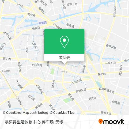 易买得生活购物中心-停车场地图