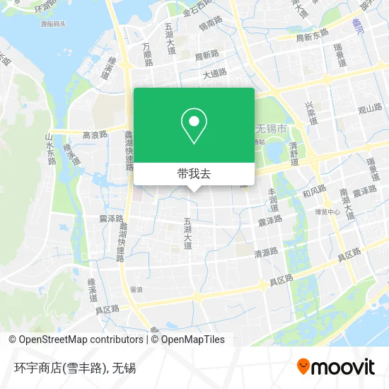 环宇商店(雪丰路)地图