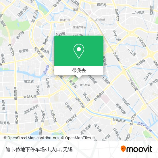 迪卡侬地下停车场-出入口地图
