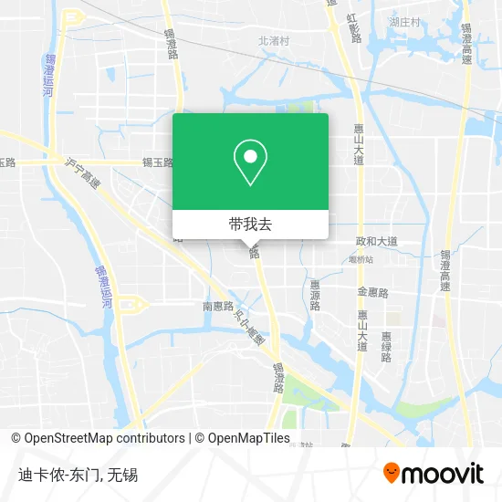 迪卡侬-东门地图