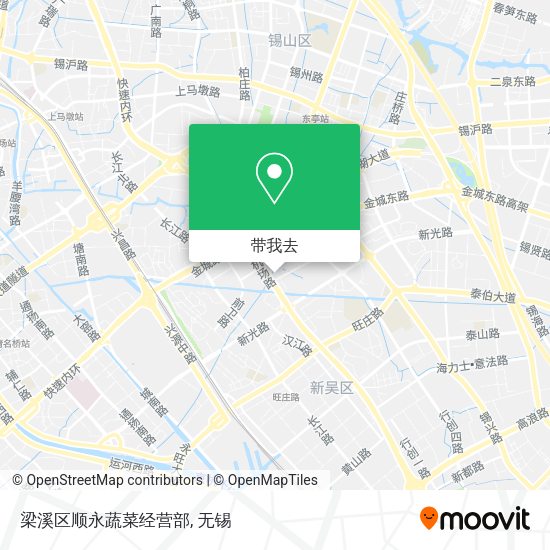 梁溪区顺永蔬菜经营部地图