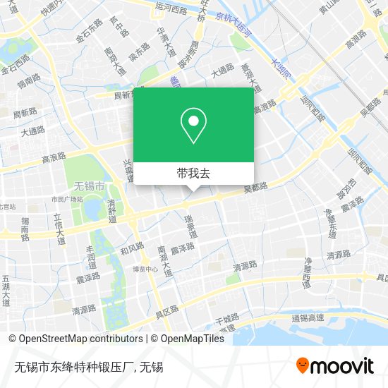 无锡市东绛特种锻压厂地图