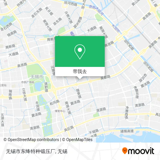 无锡市东绛特种锻压厂地图