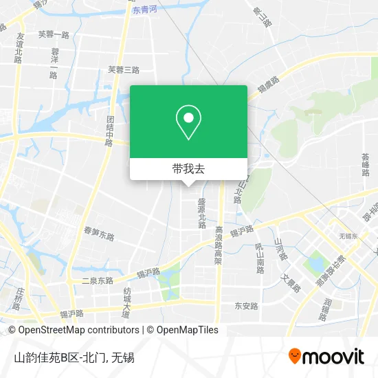 山韵佳苑B区-北门地图