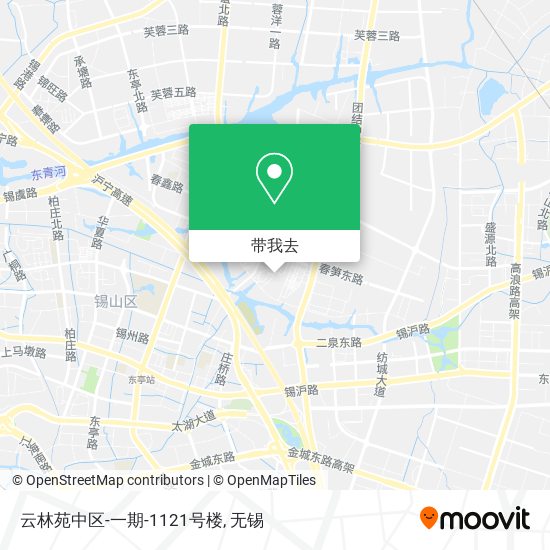 云林苑中区-一期-1121号楼地图