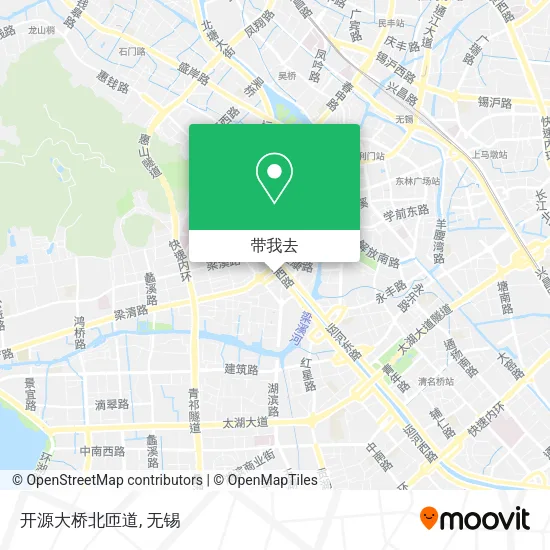 开源大桥北匝道地图