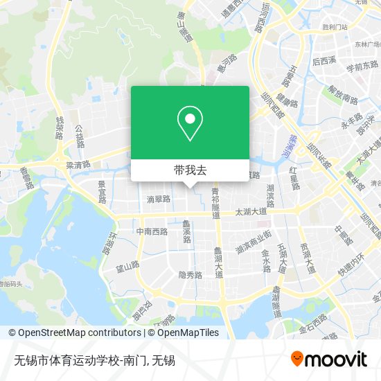 无锡市体育运动学校-南门地图