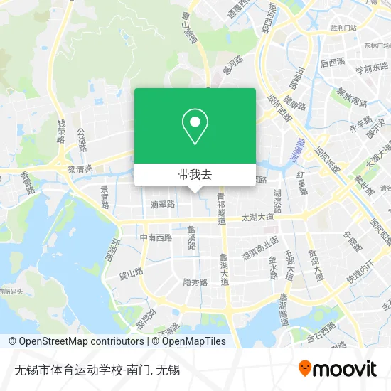 无锡市体育运动学校-南门地图