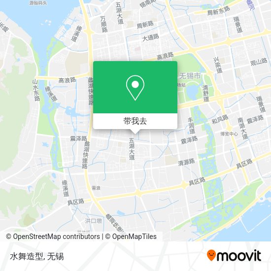 水舞造型地图