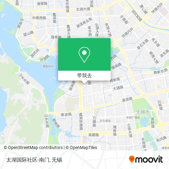 太湖国际社区-南门地图