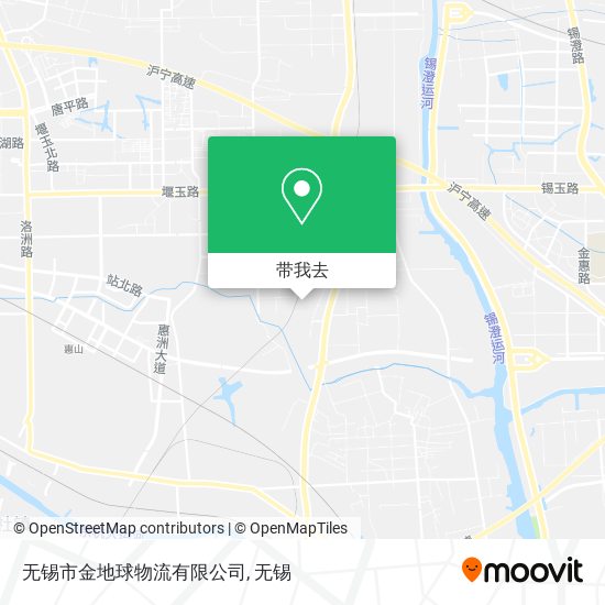 无锡市金地球物流有限公司地图