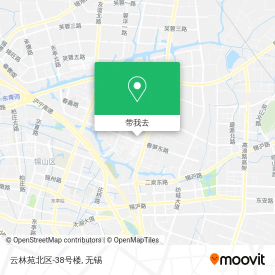 云林苑北区-38号楼地图