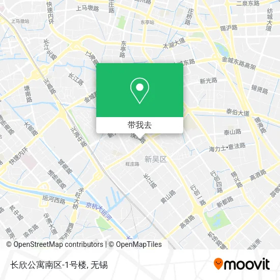 长欣公寓南区-1号楼地图