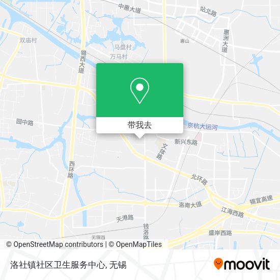 洛社镇社区卫生服务中心地图