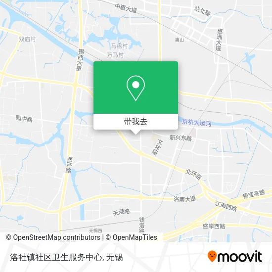 洛社镇社区卫生服务中心地图
