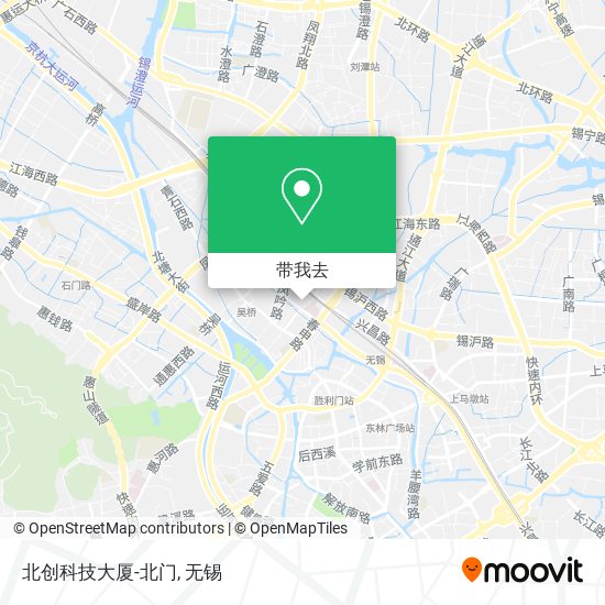 北创科技大厦-北门地图