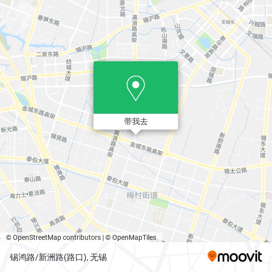 锡鸿路/新洲路(路口)地图