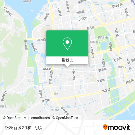 板桥新城2-1栋地图