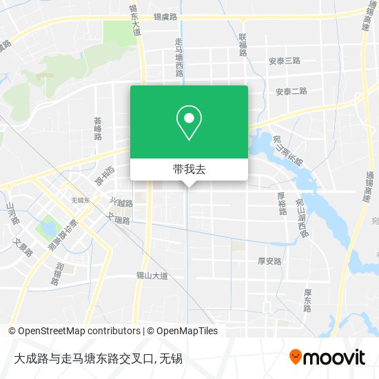 大成路与走马塘东路交叉口地图
