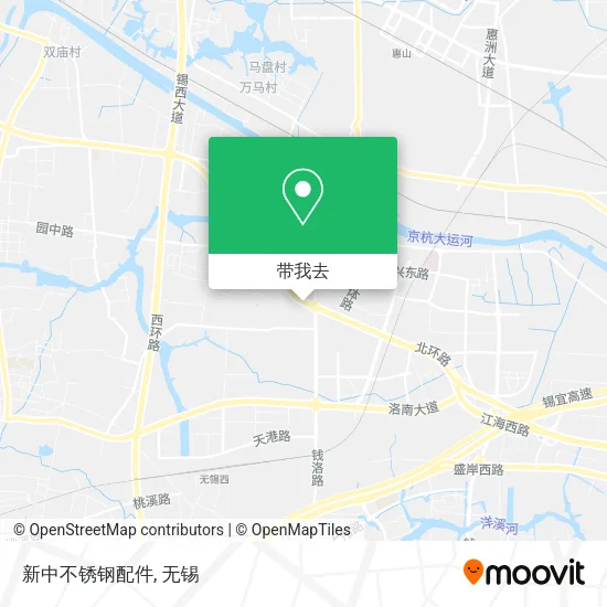 新中不锈钢配件地图